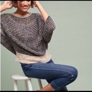 Anthropologie moth Tobermory poncho sweater